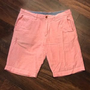 J. Crew Club Short Light Pink Flat Front Chinos